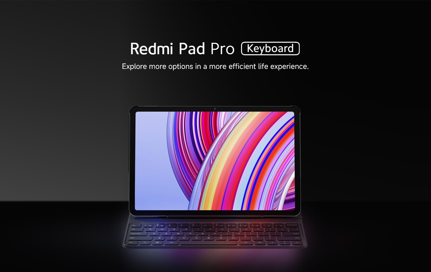 Xiaomi Redmi Pad Pro Keyboard - Bluetooth Keyboard Case (Black